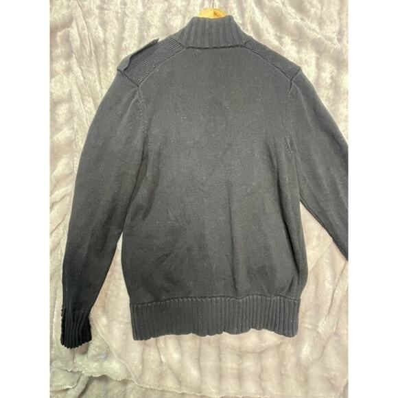 Guess Black Knit Cardigan Button Up Sweater Women's‎ Size M - Picture 4 of 4